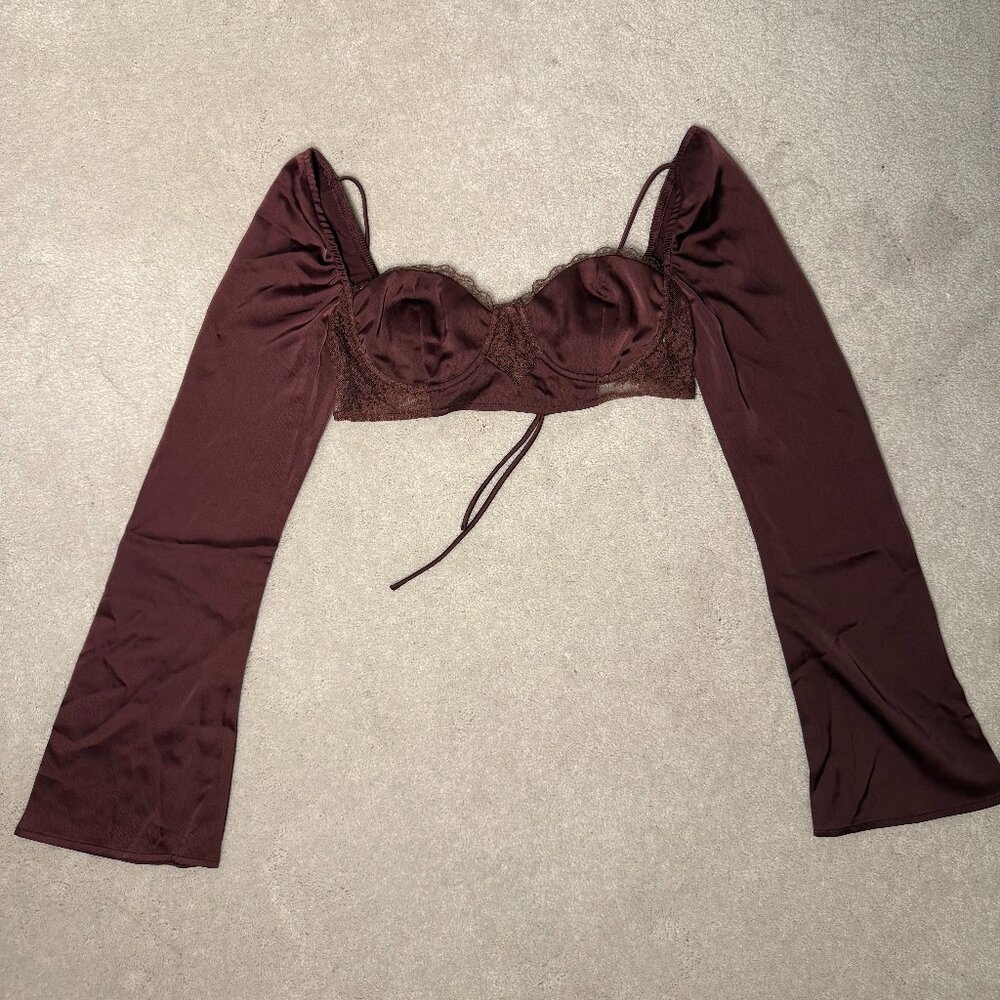 Deep Plum Crop Top